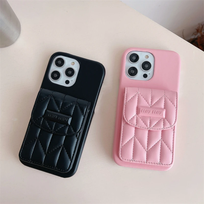 iPhoneケース【正規品】miumiu ミュウミュウ iPhone11Pro用ケース ピンク